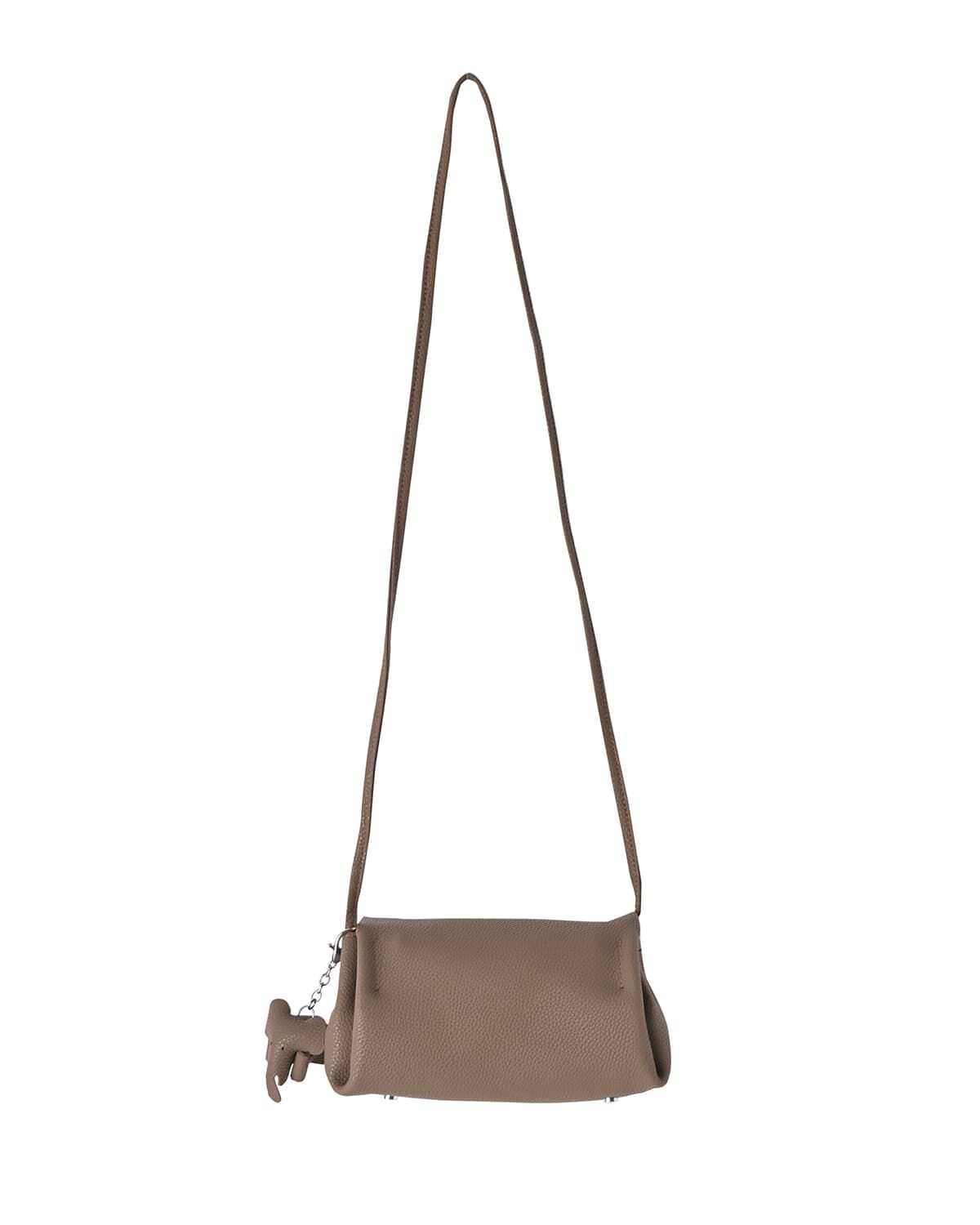 STYLE DELI「【DELI by】エレファントチャーム付きリアルレザーショルダーバッグ」|ショルダー・メッセンジャー|