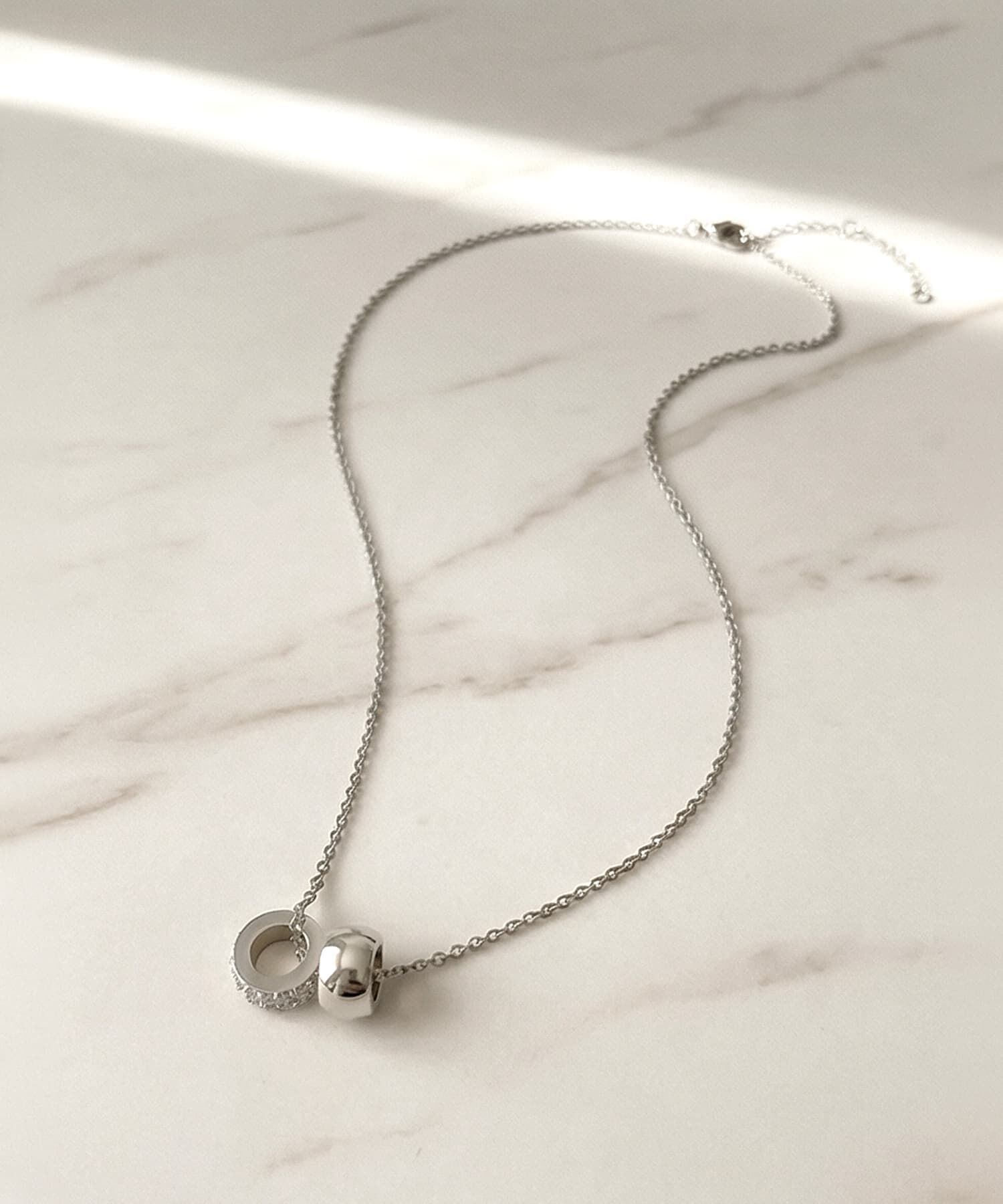 STYLE DELI「【DELI by】クリスタルリング・ペンダントネックレス」|ネックレス|