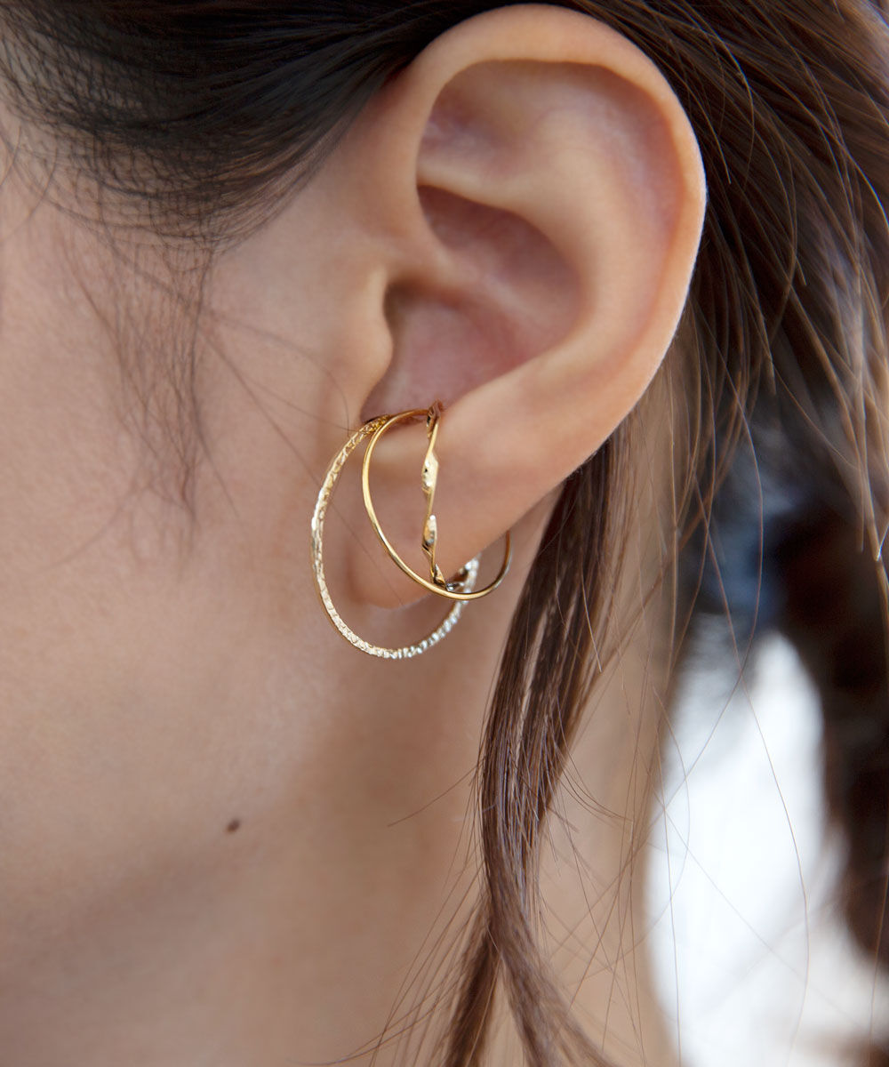 colleca la「スリムラインのセットイヤーカフ」|イヤーカフ|ゴールド