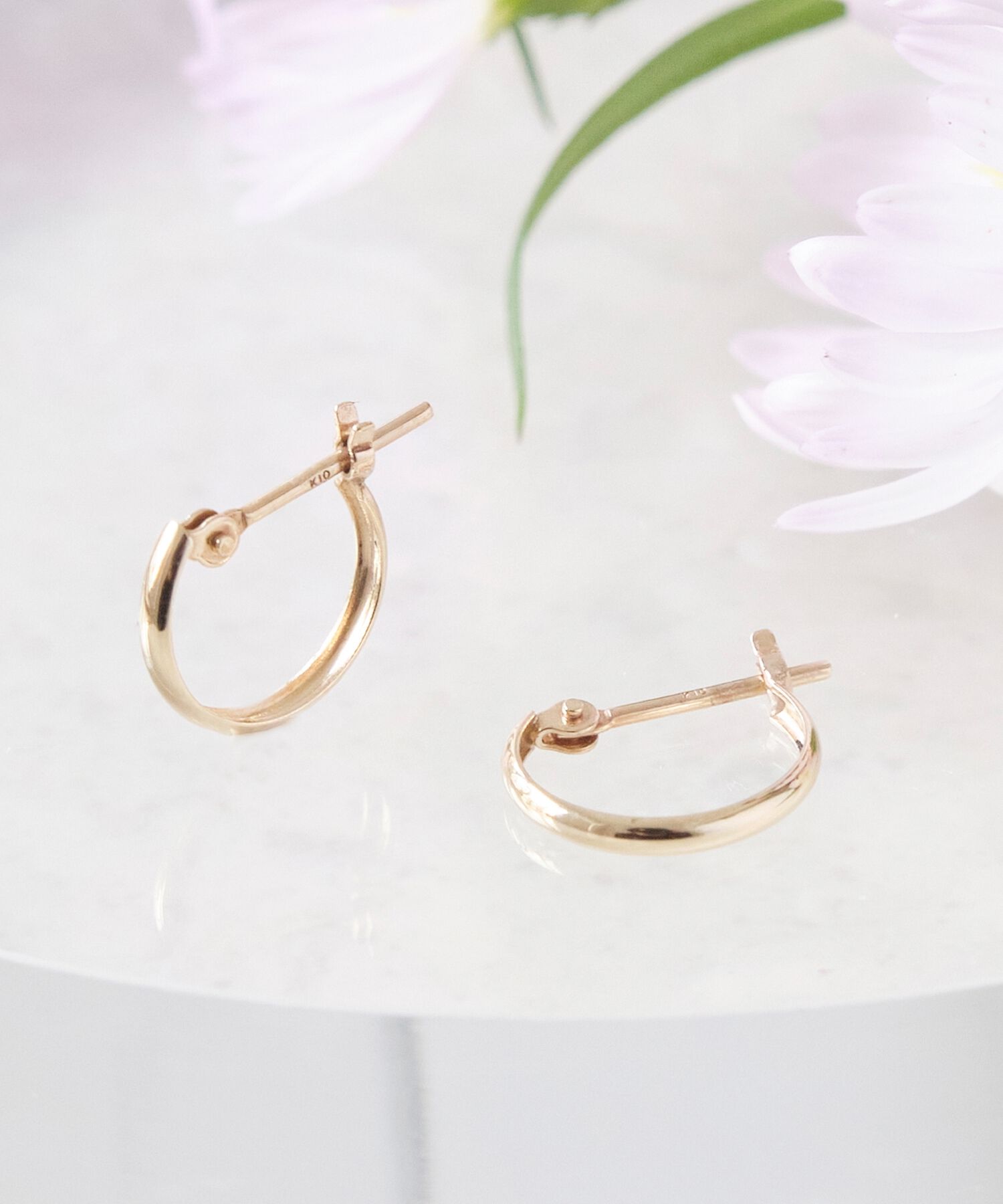 Phoebe「【K10YG】ディアフープピアス/BOX付き」|ピアス|