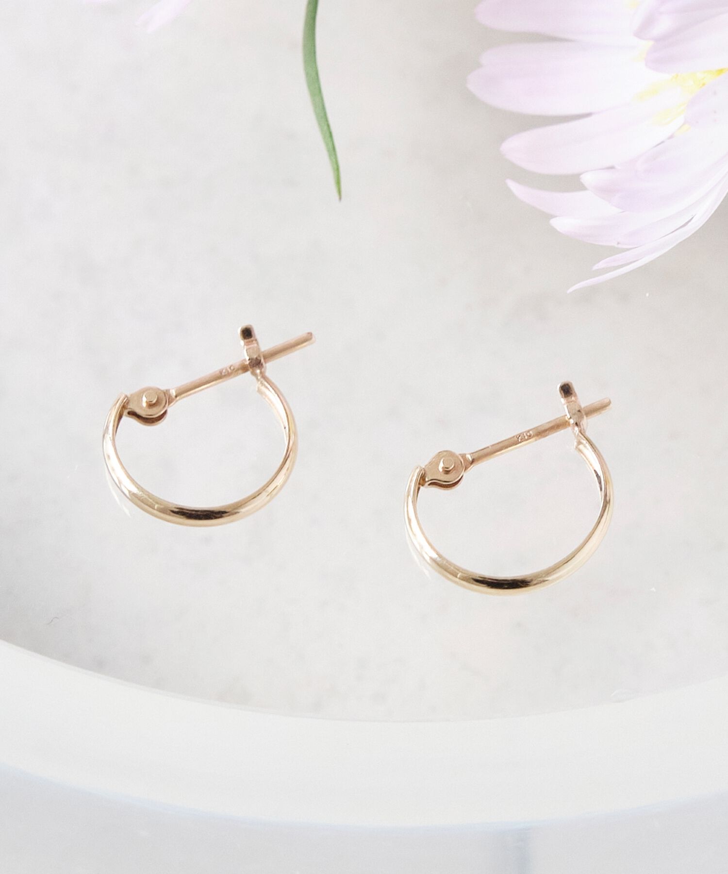 Phoebe「【K10YG】ディアフープピアス/BOX付き」|ピアス|