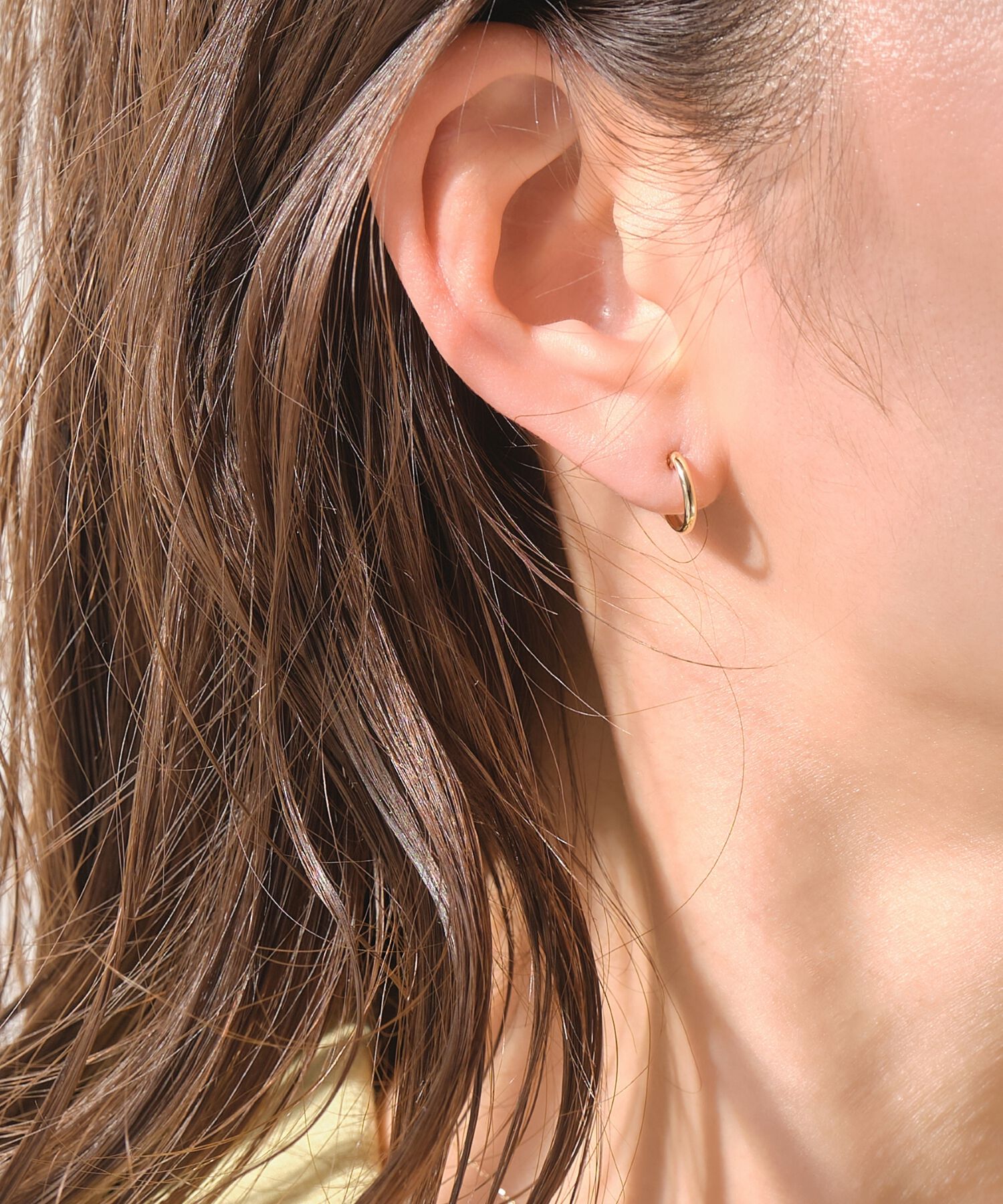 Phoebe「【K10YG】ディアフープピアス/BOX付き」|ピアス|