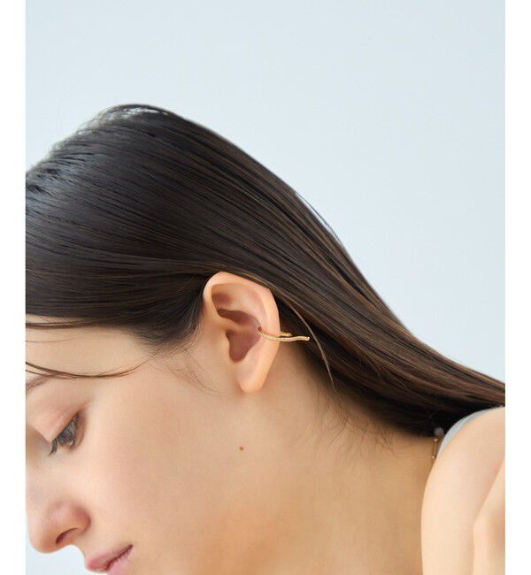 ete「[アシンメトリー] ビジュー イヤーカフ」|イヤーカフ|