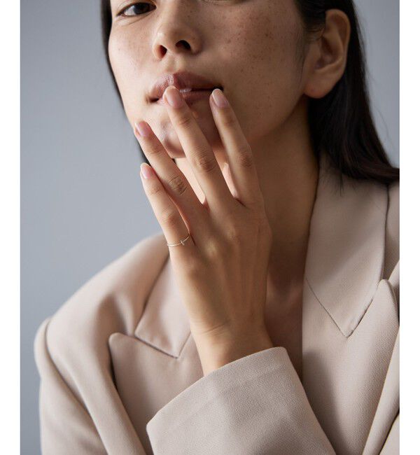 Jouete「K10 ピンキーリング バー コンビカラー」|リング|