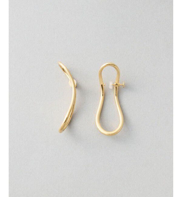 Jouete「[プッシュイヤリング] ユニーク」|イヤリング|イエローゴールド