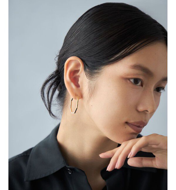 Jouete「[プッシュイヤリング] オクタゴン」|イヤリング|