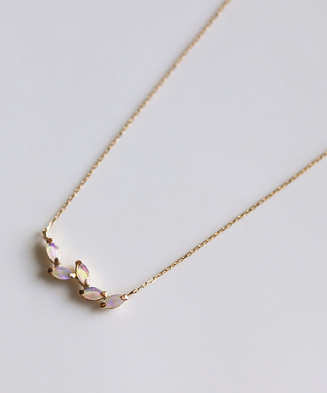  「オパール ネックレス | K10YG」|ネックレス|