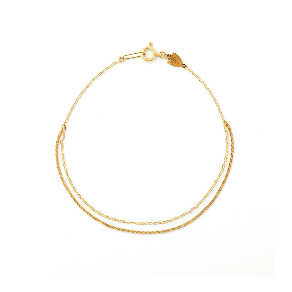 agete「K18ブレスレット」|ブレスレット・バングル|