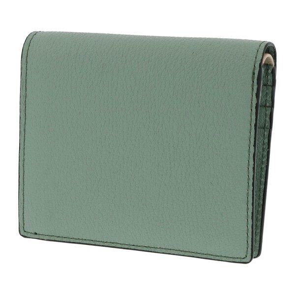 PEDIR「PEDIR(ペディール) ディアシュリンク 本革 二つ折りウォレット」|財布|グリーン