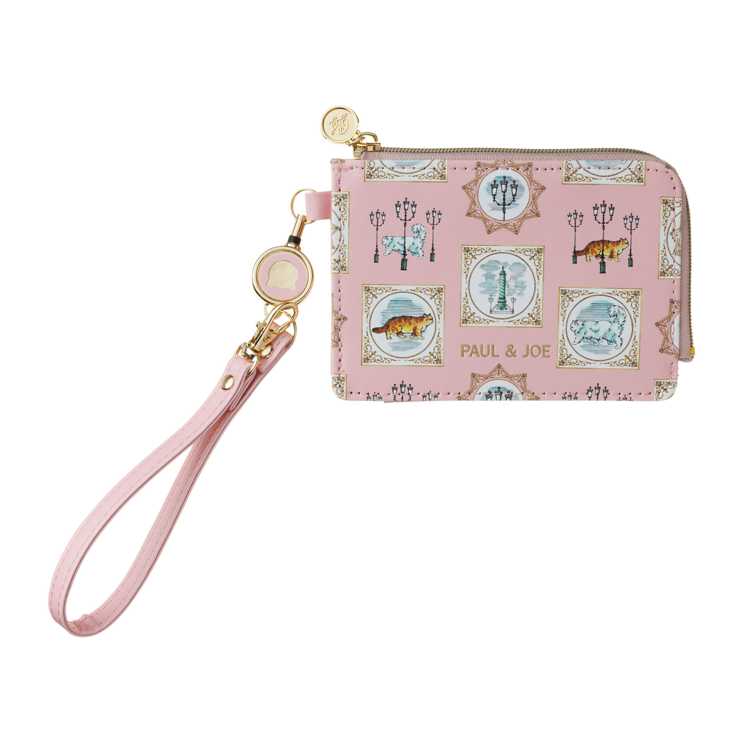 PAUL&JOE「パスケース／ポール＆ジョー」|定期入れ|ピンク