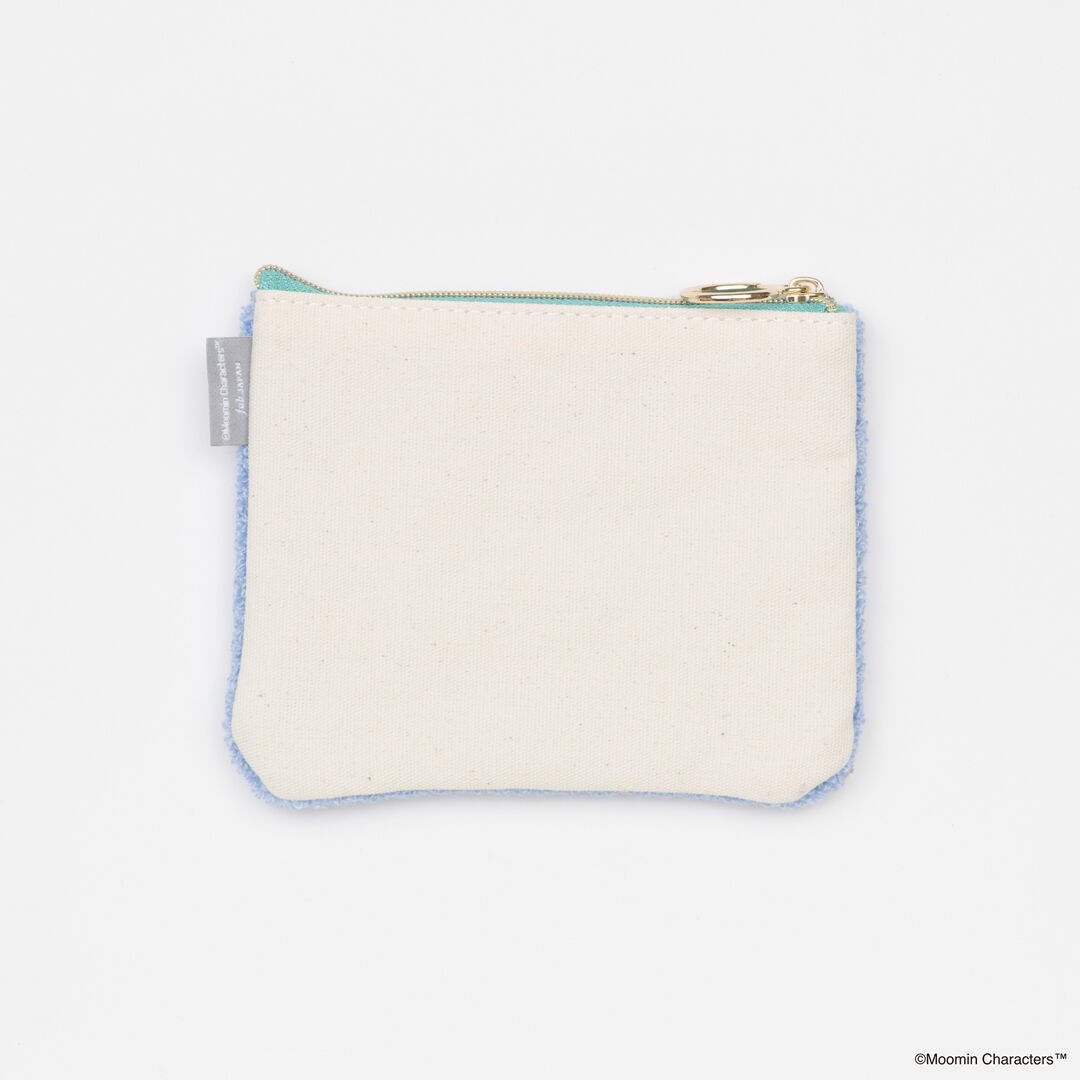  「MOOMIN サガラ刺繍ミニフラットポーチ」|ポーチ|