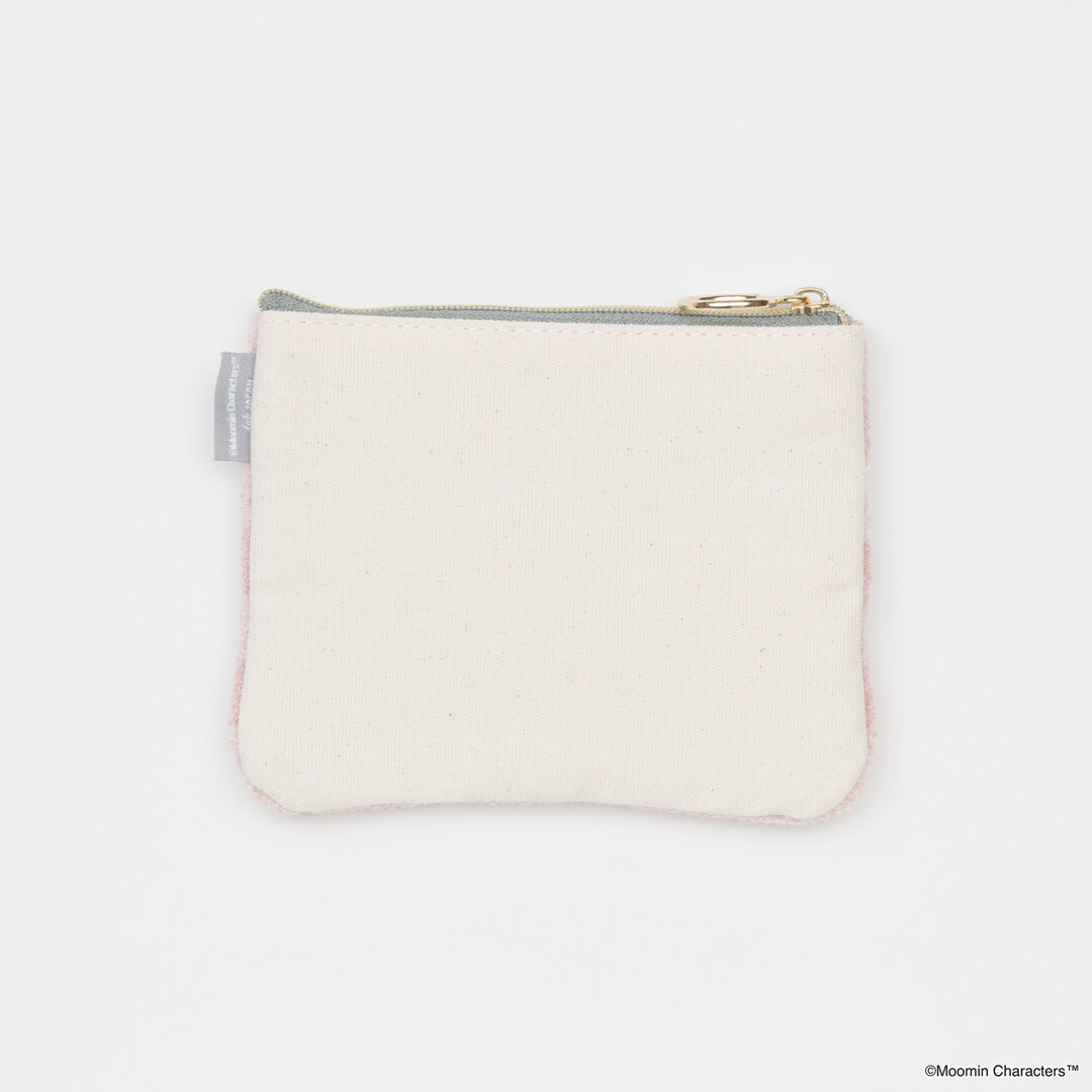  「MOOMIN サガラ刺繍ミニフラットポーチ」|ポーチ|
