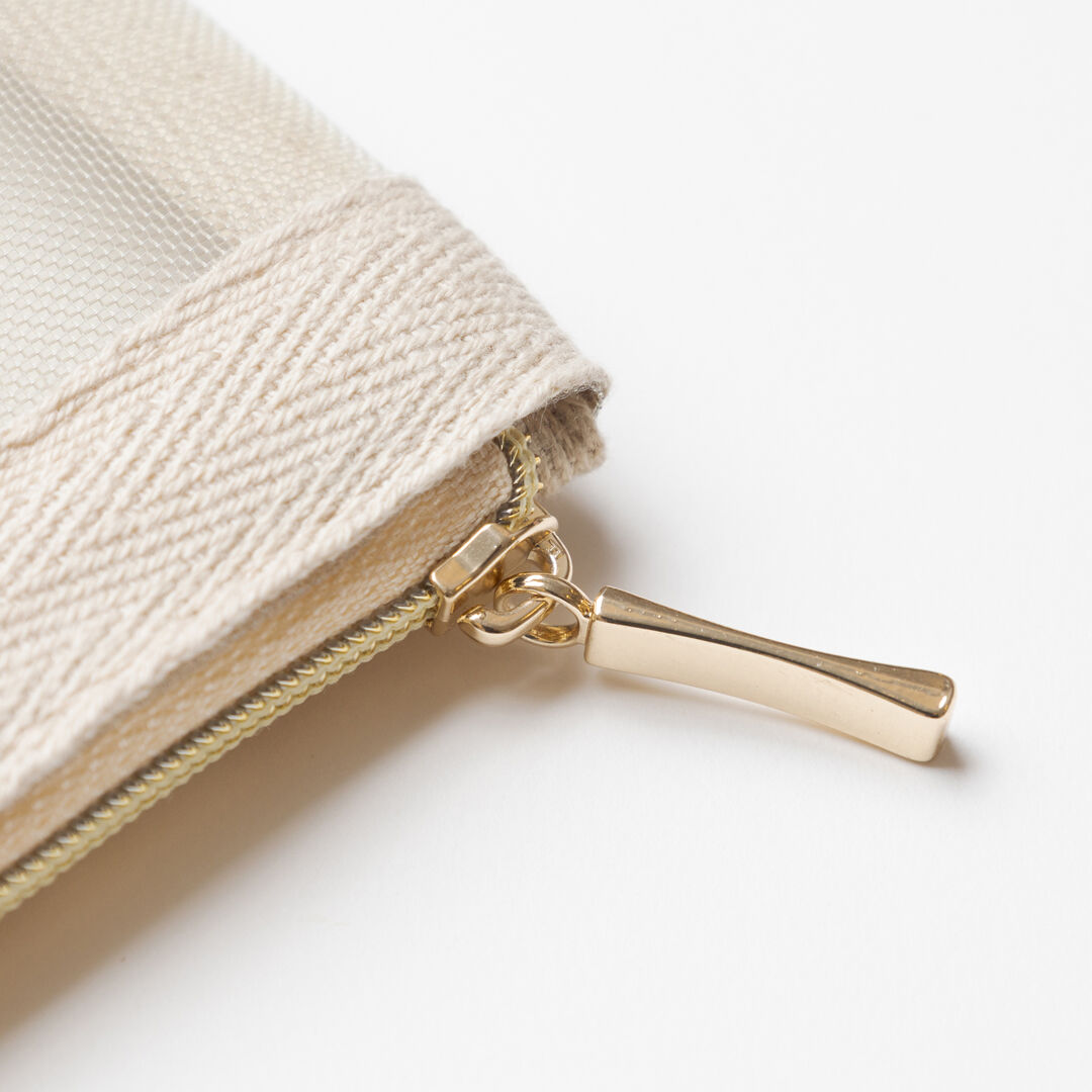  「八八 リサイクルメッシュフラットポーチ」|ポーチ|