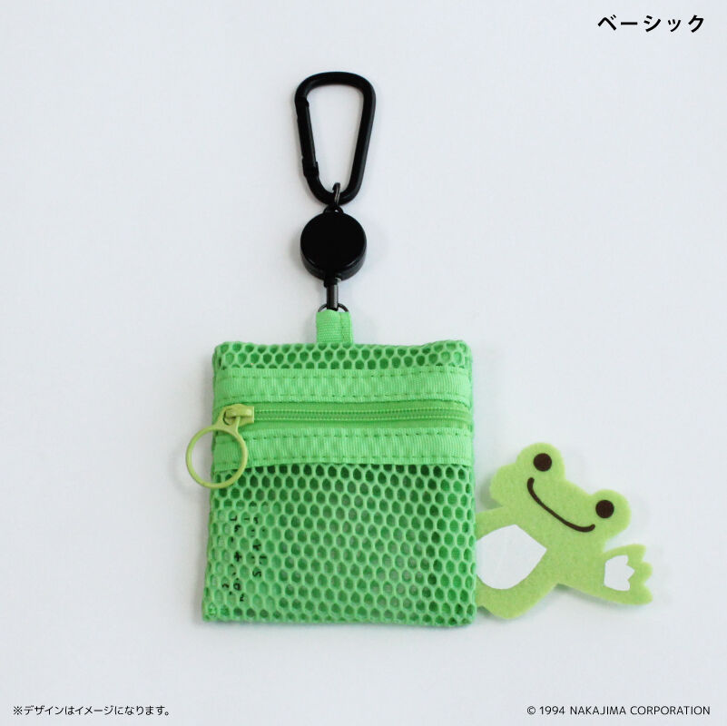 BACKYARD FAMILY「かえるのピクルス グッズ 通販 pickles the frog メッシュポーチ リール付き」|ポーチ|その他1