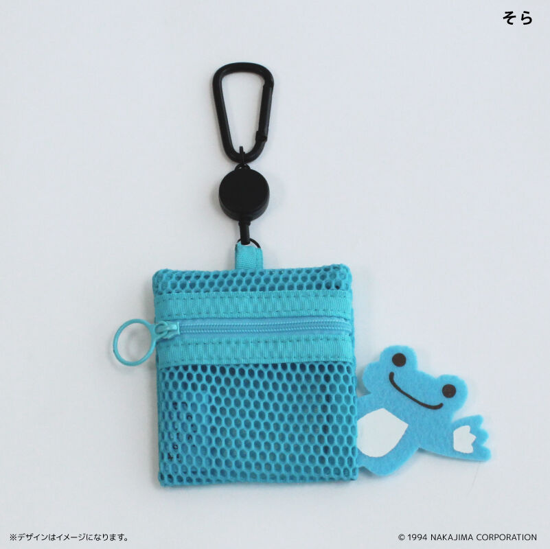 BACKYARD FAMILY「かえるのピクルス グッズ 通販 pickles the frog メッシュポーチ リール付き」|ポーチ|その他2