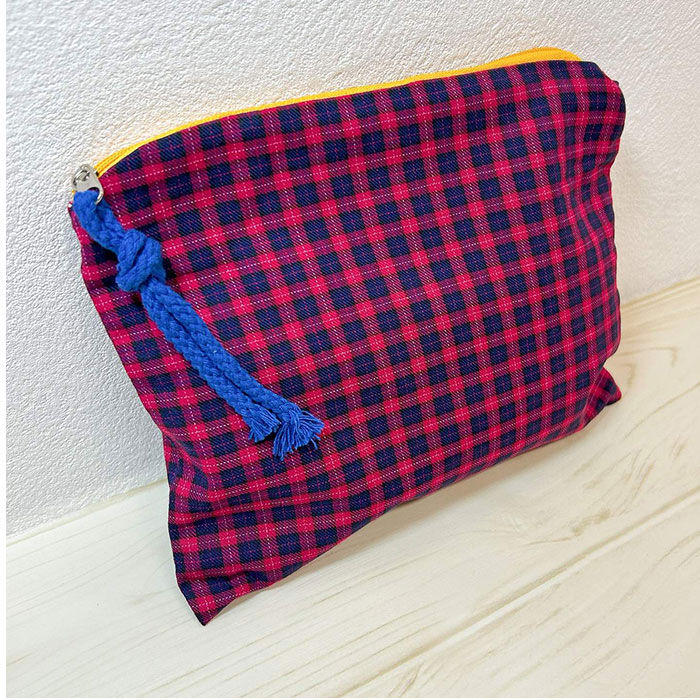 BACKYARD FAMILY「チェック柄 ポーチ 通販 化粧ポーチ 小物入れ コスメポーチ メイクポーチ コスメ収納」|ポーチ|