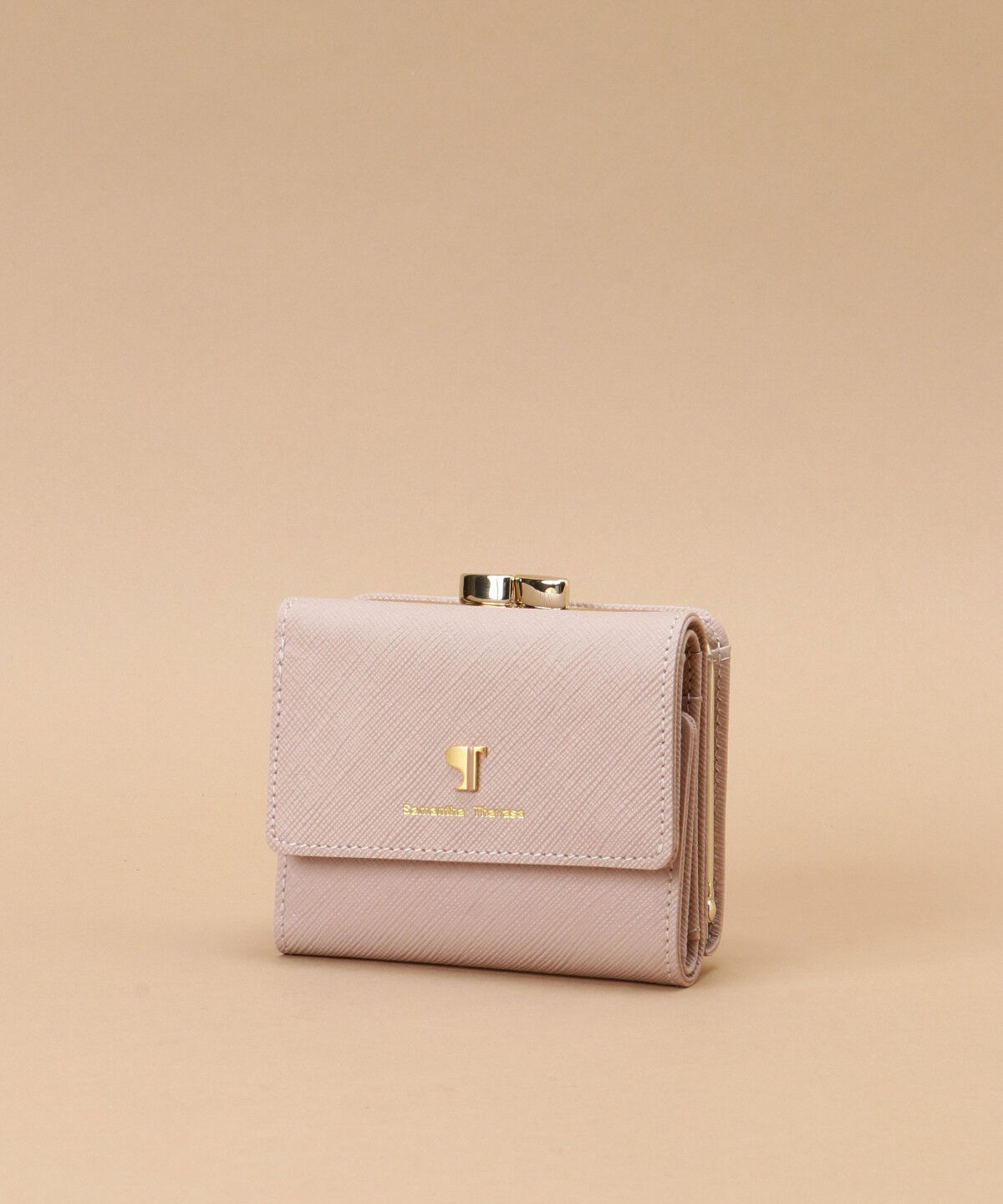 Samantha Thavasa「Pomme d'espoir ポムディスポワール ワンカラー三つ折り口金財布」|財布|