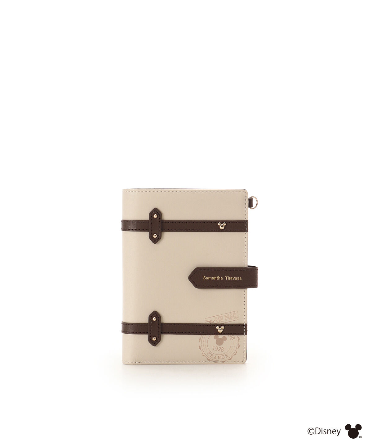 Samantha Thavasa「「ミッキー＆ミニー」TRAVELコレクション パスポートケース」|その他|ベージュ