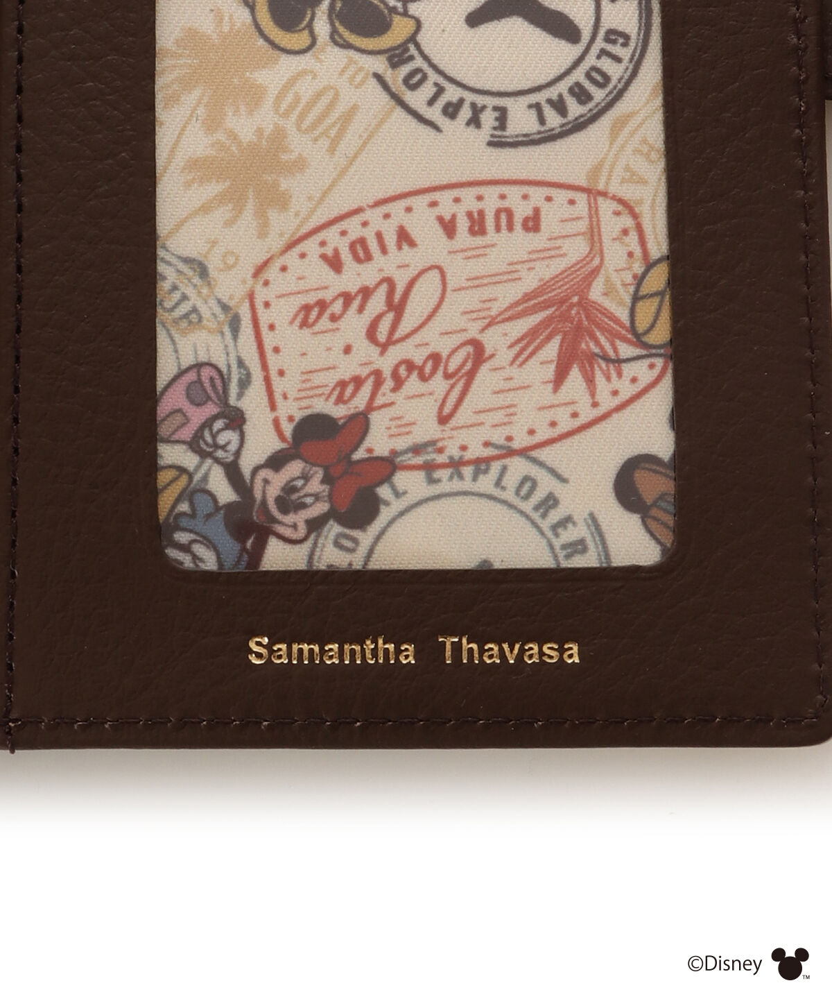 Samantha Thavasa「「ミッキー＆ミニー」TRAVELコレクション パスポートケース」|その他|