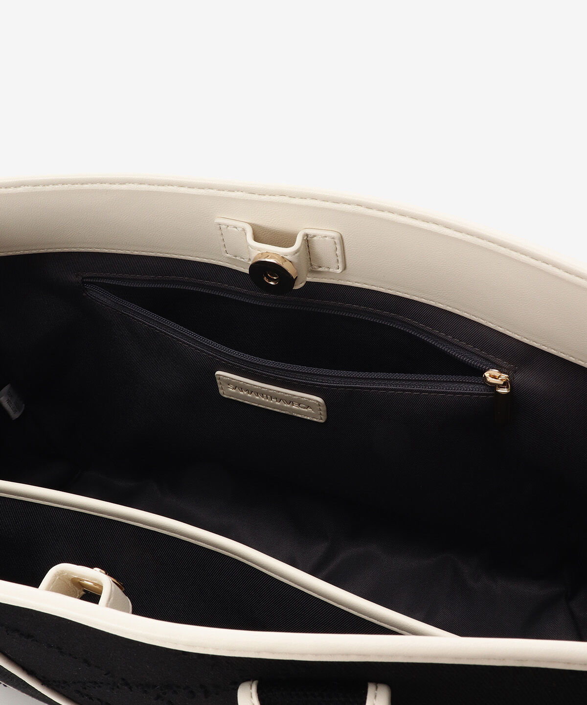 Samantha Vega「ロゴテープデニム風A4トート」|トートバッグ|