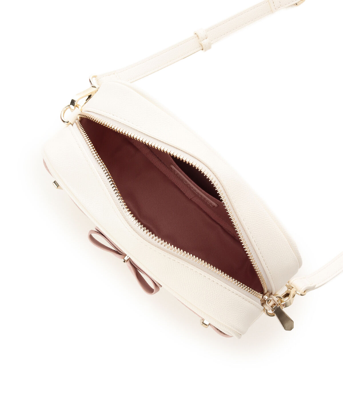 Samantha Vega「バイカラーアクセントリボンミニショルダーバッグ」|ショルダー・メッセンジャー|