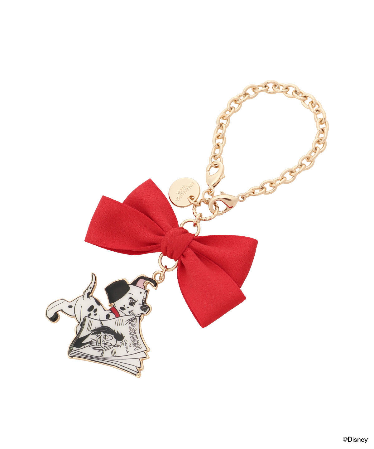 Samantha Vega「ディズニーヴィランズコレクション 「クルエラ」 バッグチャーム」|チャーム・キーホルダー|ゴールド