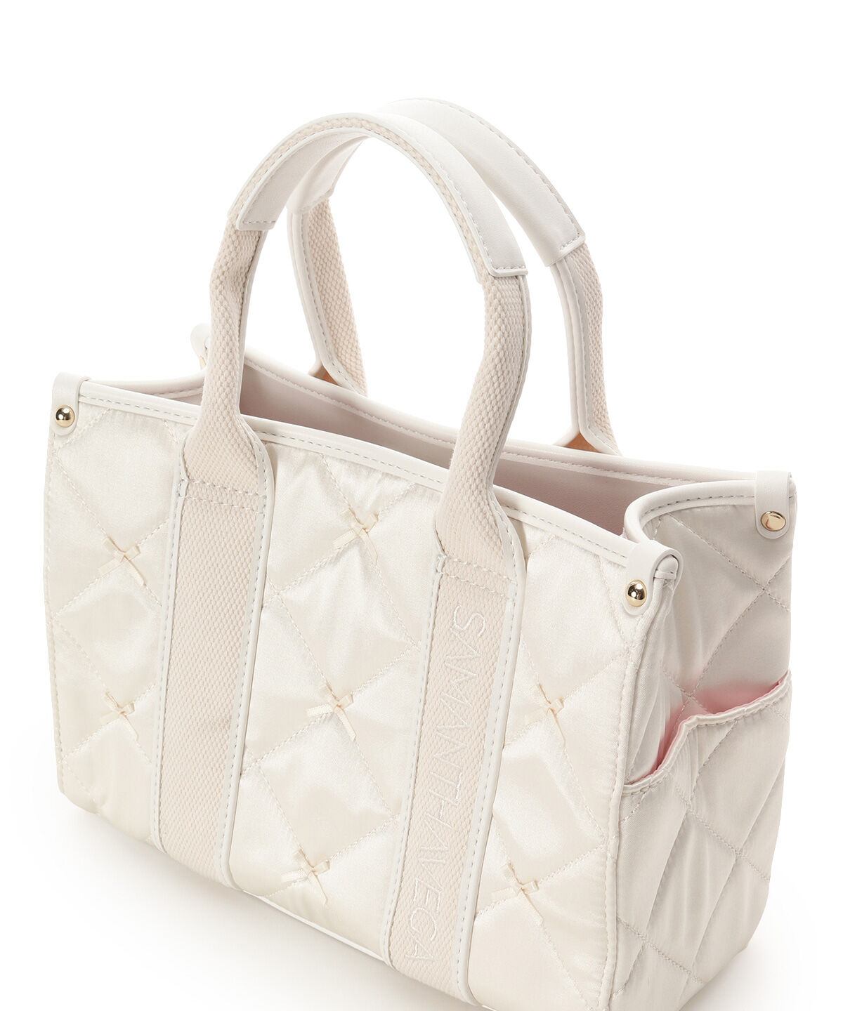 Samantha Vega「ロゴテープリボン　ハンドバッグ」|ハンドバッグ|