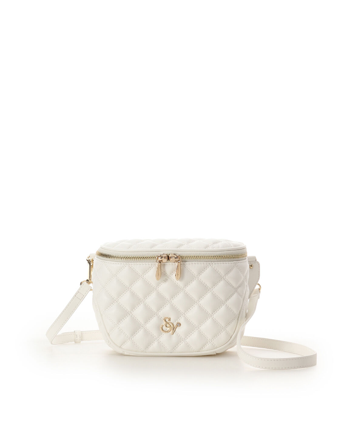 Samantha Vega「ダブルステッチダイヤキルトショルダーバッグ」|ショルダー・メッセンジャー|