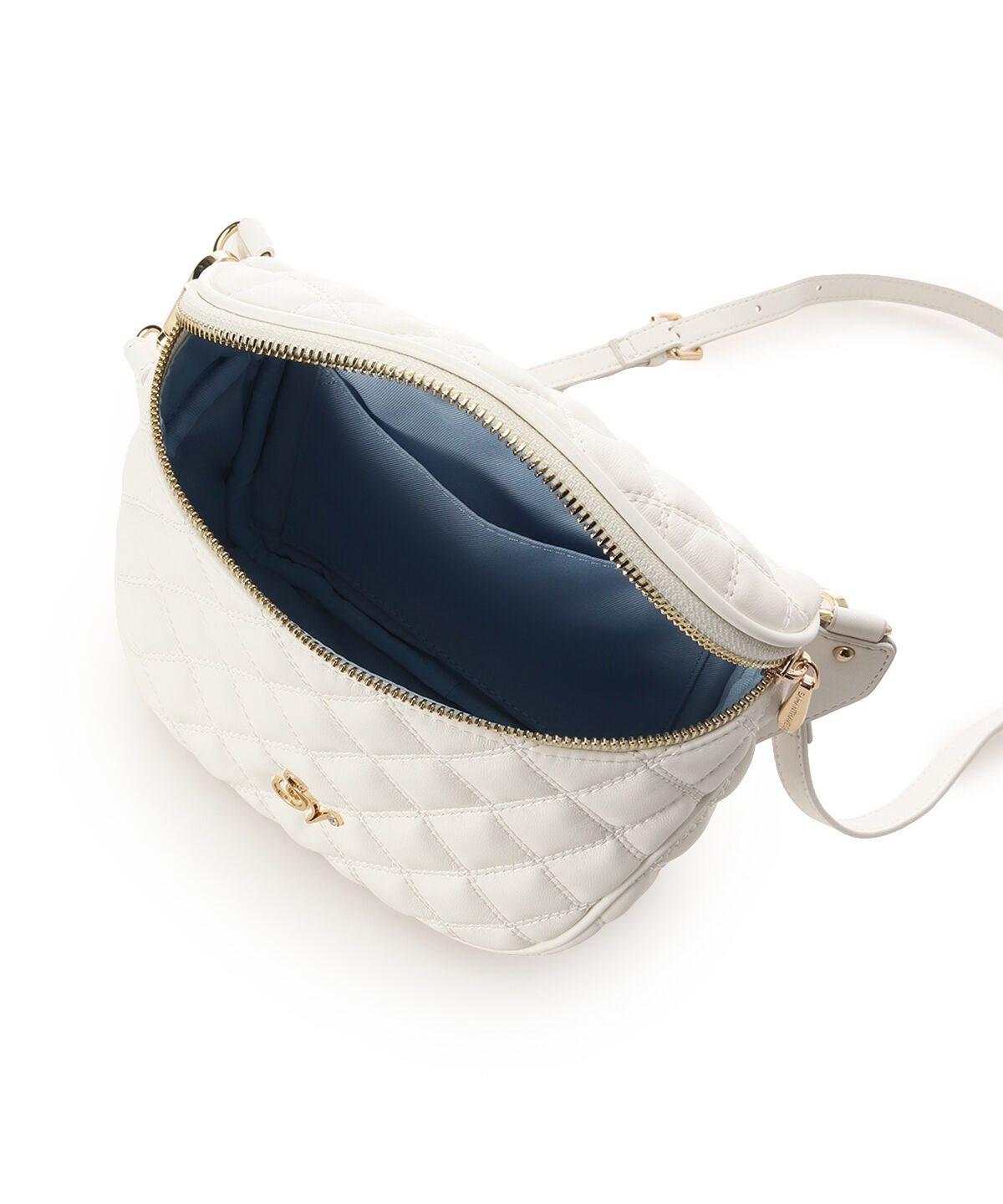 Samantha Vega「ダブルステッチダイヤキルトショルダーバッグ」|ショルダー・メッセンジャー|