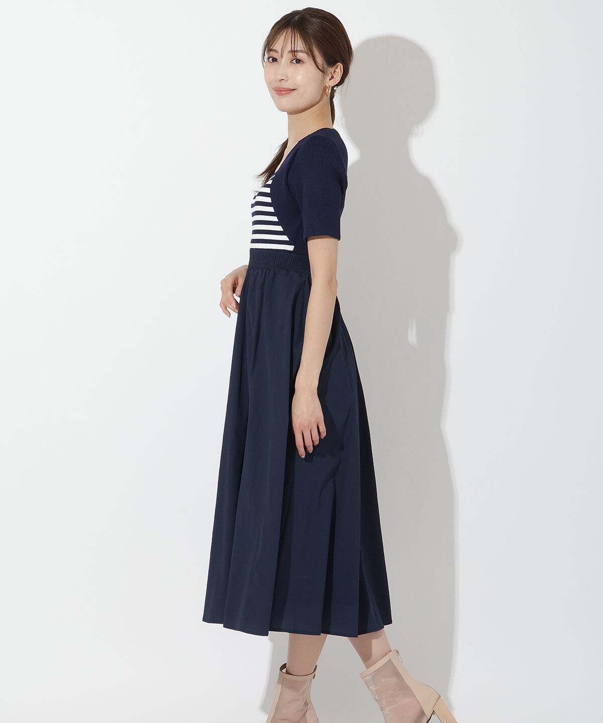 アンドクチュール「ボレロレイヤードドッキングワンピース」|ワンピース|