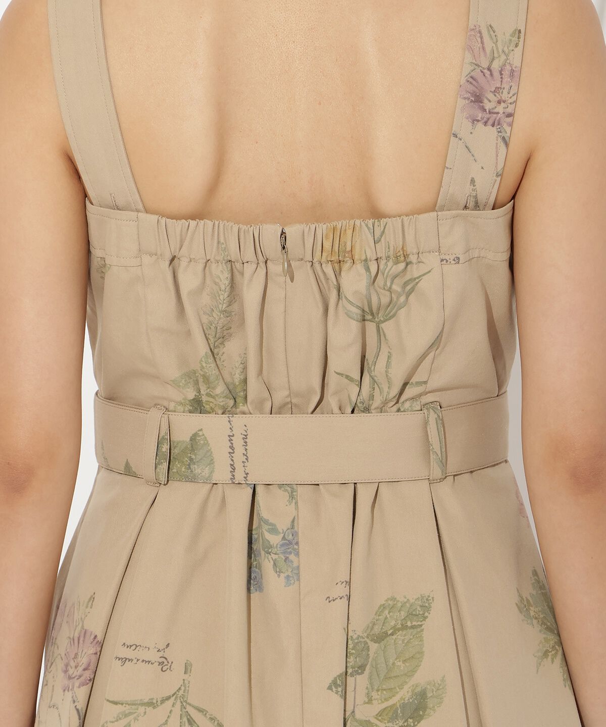 アンドクチュール「オータムフラワートレンチジャンスカ」|ジャンパースカート|