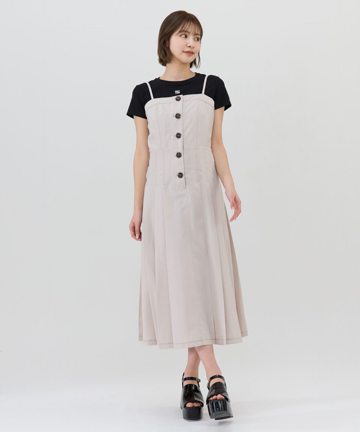 REDYAZEL「２wayプリーツジャンパースカート」|ワンピース|