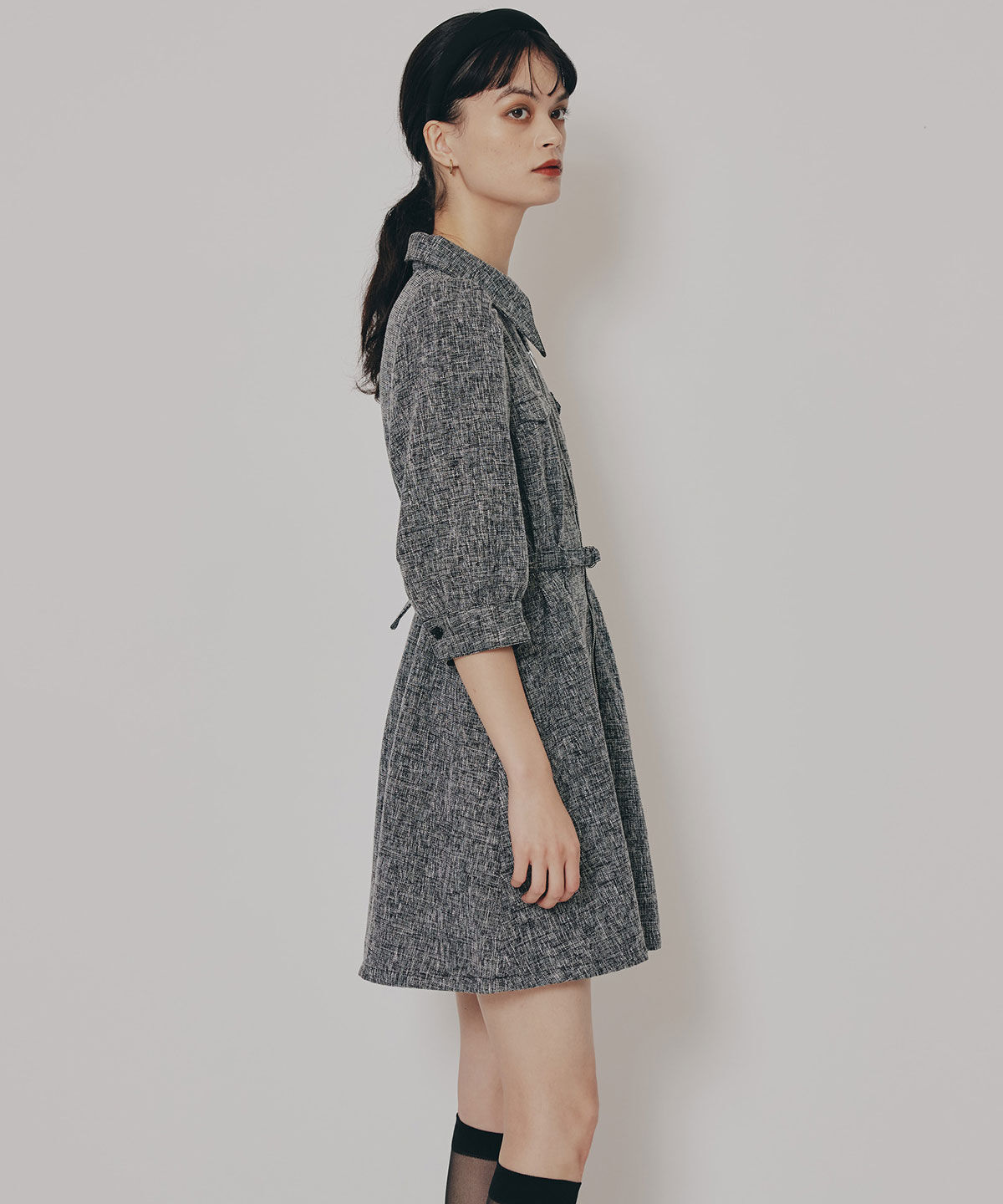 REDYAZEL「カラーミックスフロントZIPワンピース」|ワンピース|