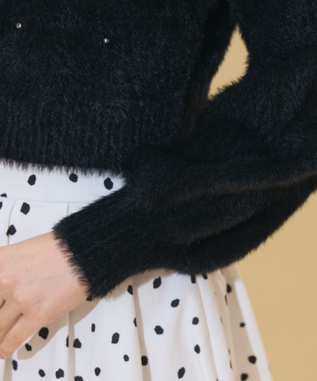 WILLSELECTION「パール＆ビジューフェザーカーディガン」|カーディガン|