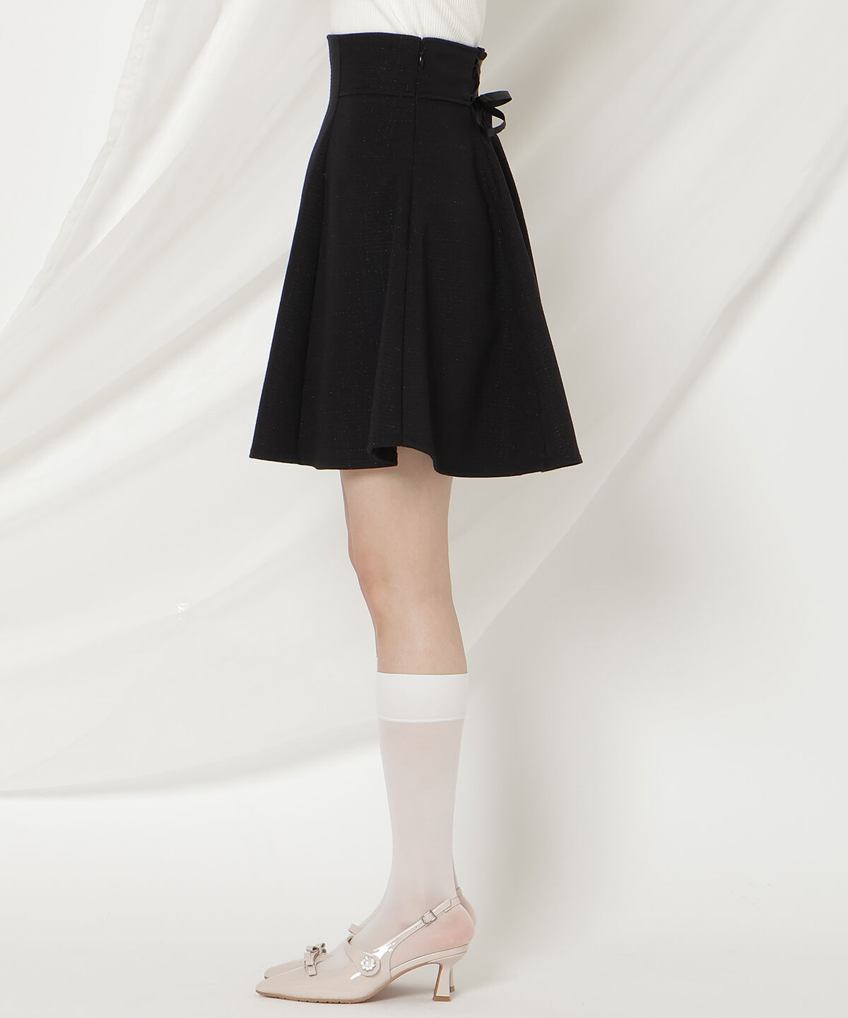 WILLSELECTION「ハイウエストフレアミニスカート」|フレア|