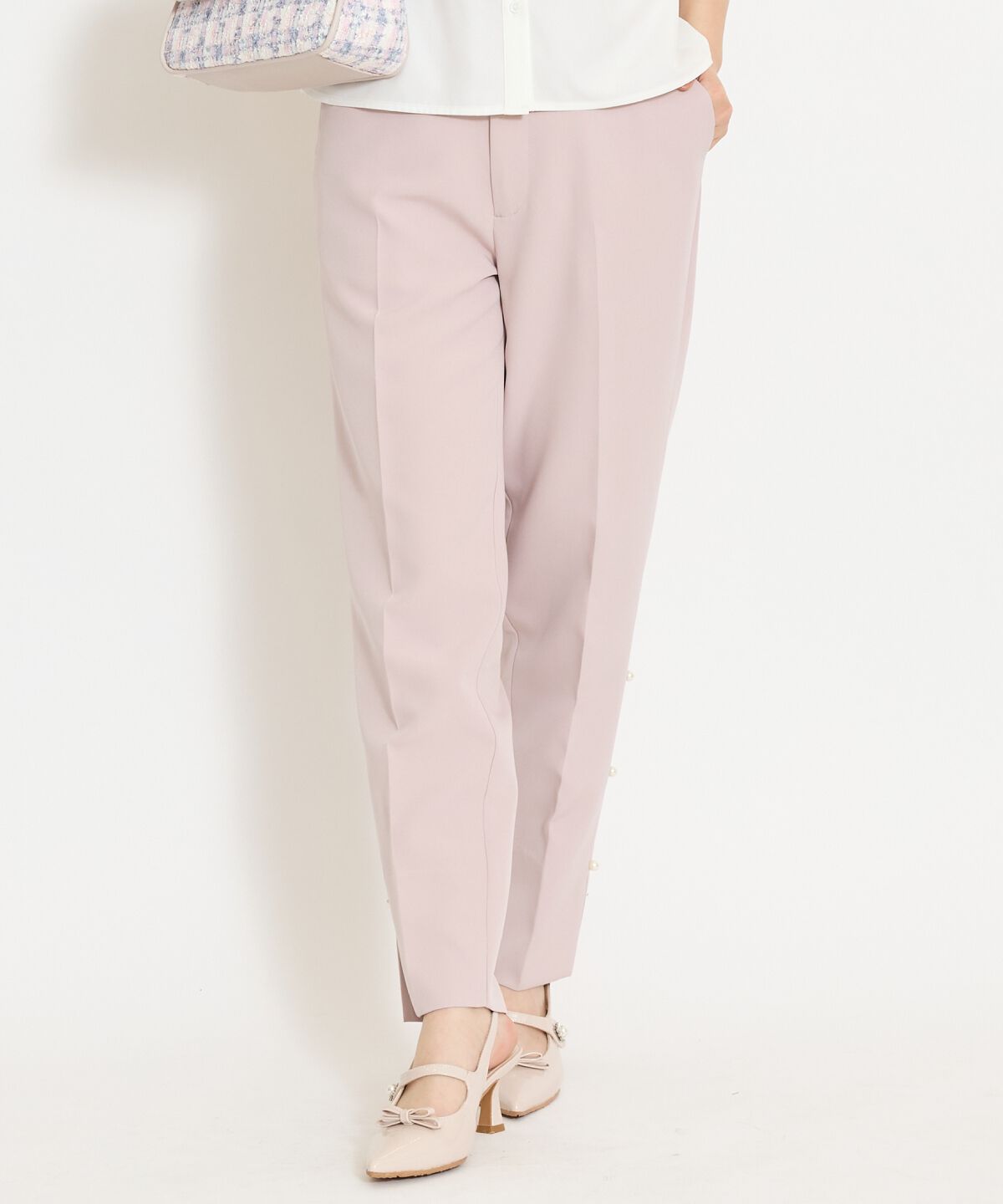 WILLSELECTION「パールデザインテーパードパンツ」|その他|