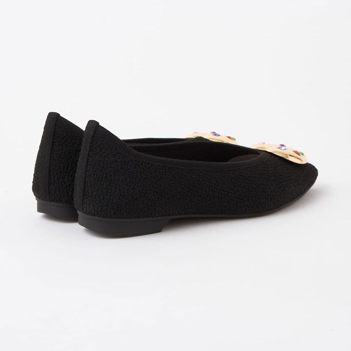 CUMUU＿DIANA「ハートモチーフニットシューズ　EI42854」|パンプス|