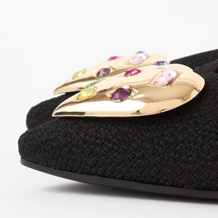 CUMUU＿DIANA「ハートモチーフニットシューズ　EI42854」|パンプス|