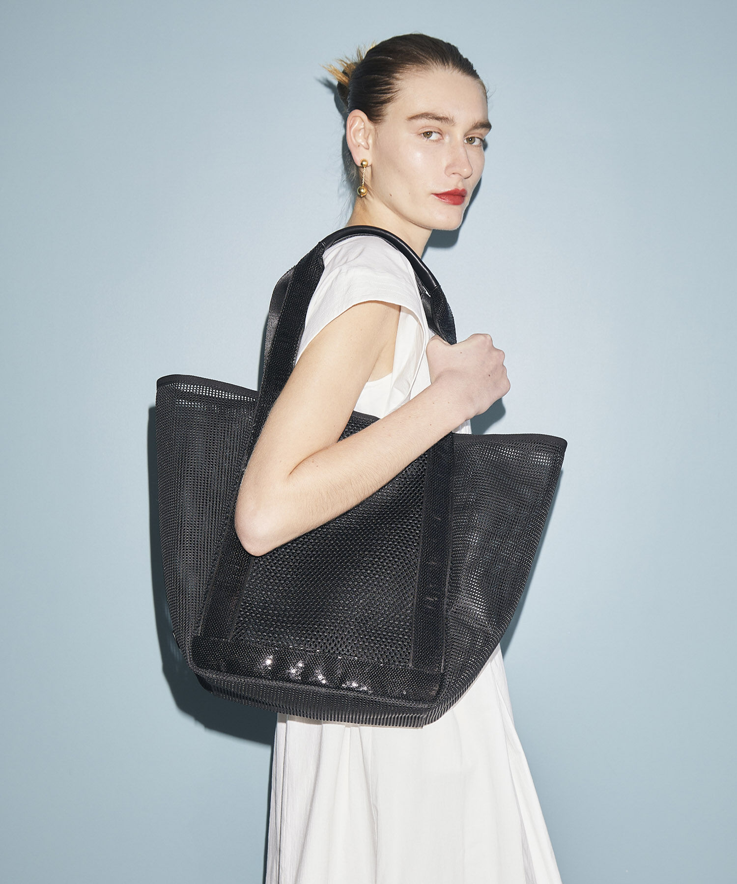 TOPKAPI TREASURE「【TREASURE TOPKAPI】メッシュ スパンコール テープ トート バッグ」|トートバッグ|