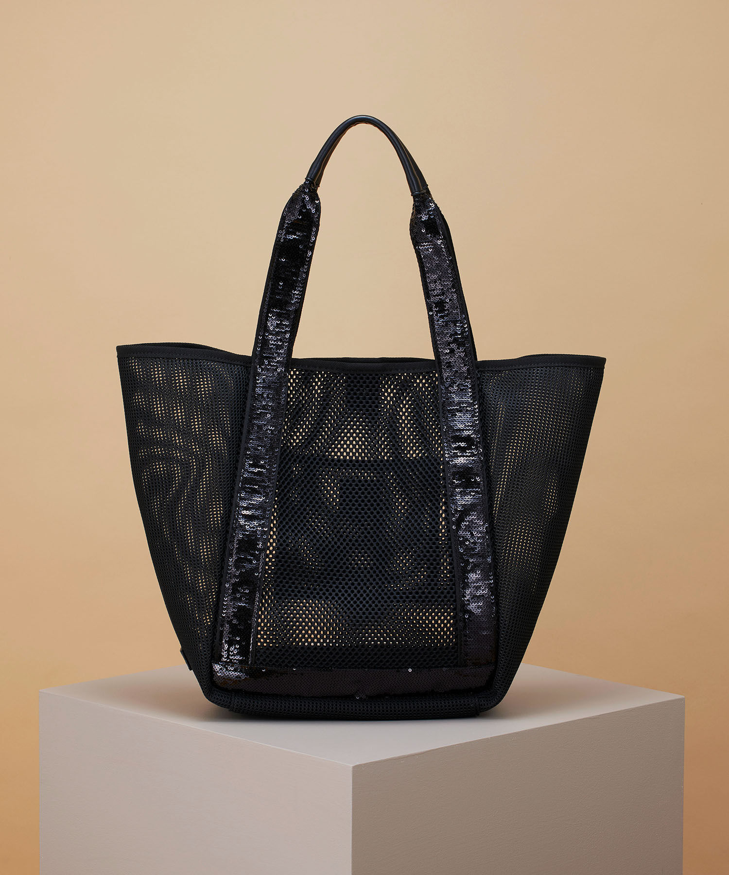 TOPKAPI TREASURE「【TREASURE TOPKAPI】メッシュ スパンコール テープ トート バッグ」|トートバッグ|