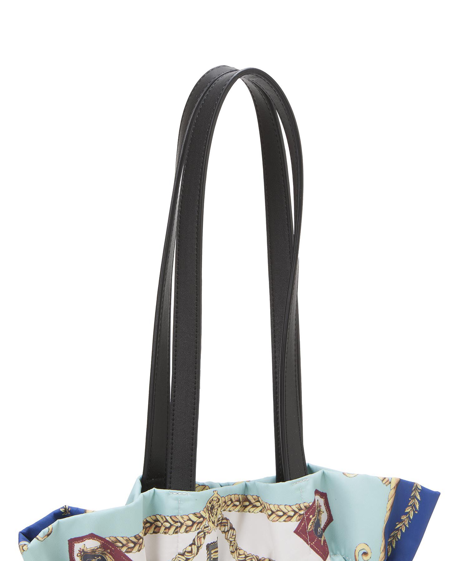 TOPKAPI TREASURE「【TREASURE TOPKAPI】マイルドサテン スカーフ柄 巾着 トート バッグ 」|トートバッグ|