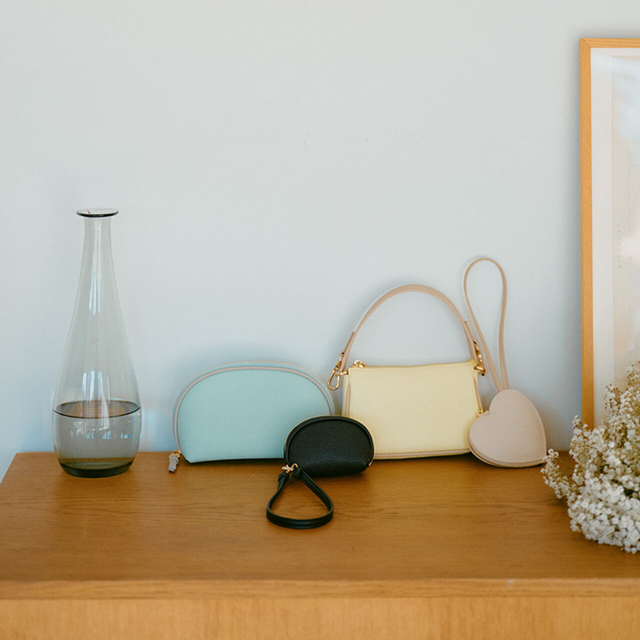 TOPKAPI BREATH「【Breath TOPKAPI】【TOPKAPI &times; 藤本美貴さんコラボ】スコッチグレイン ラウンドポーチ/撥水」|ポーチ|