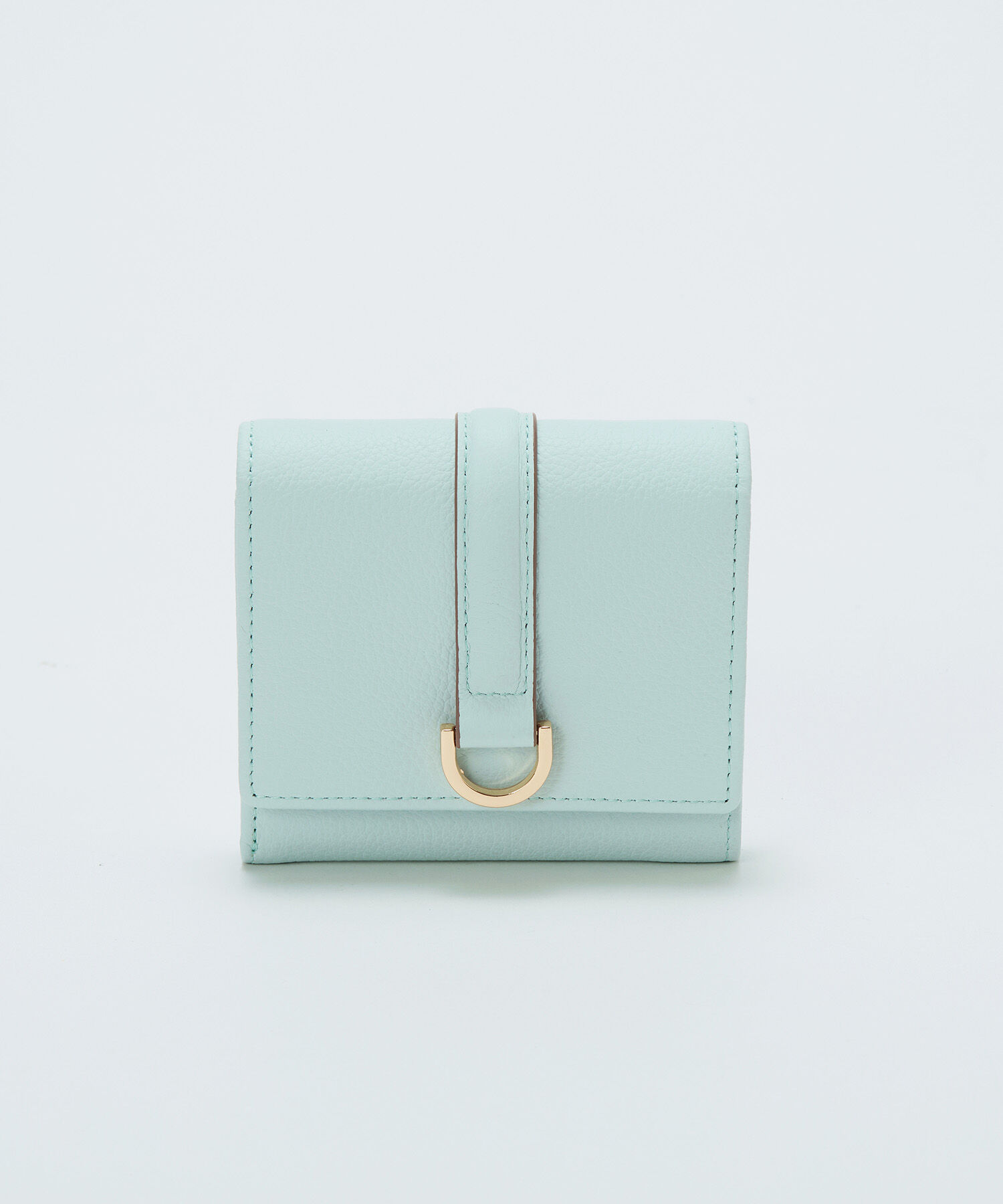 TOPKAPI TREASURE「【TREASURE TOPKAPI】ソフトレザー ベルトデザイン 三つ折り財布　」|財布|ペールブルー