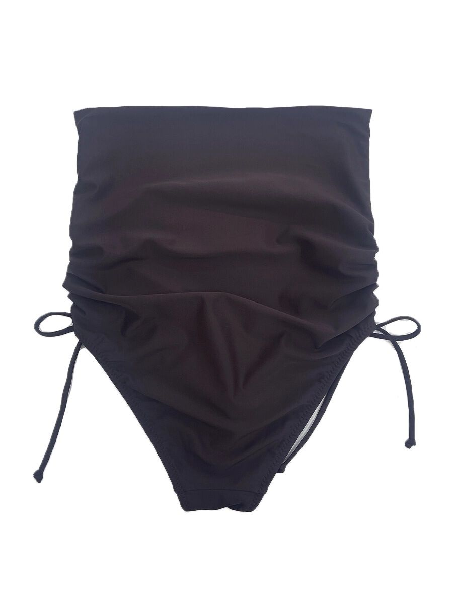 PEAK&PINE「無地オフショルダーワンピ見えビキニ」|ビキニ|