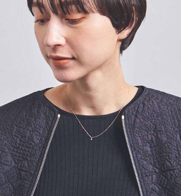 UNITED ARROWS「＜les bonbon＞K18 ダイヤモンド ネックレス」|ネックレス|