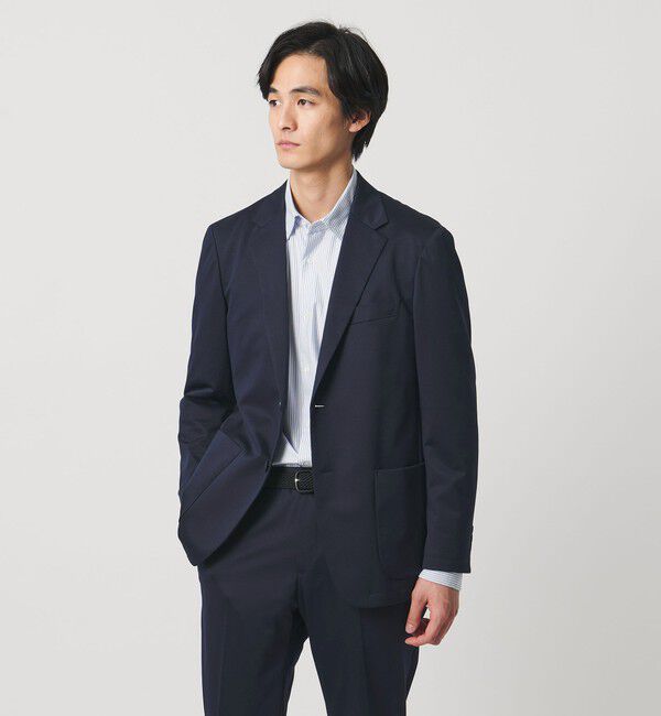 UNITED ARROWS「モックロディ 2ボタン テーラードジャケット UA COZY ウォッシャブル ストレッチ」|スーツ|