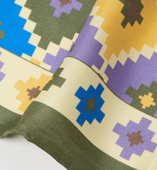 UNITED ARROWS「プリント ポケットチーフ」|ハンカチ|