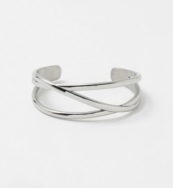 UNITED ARROWS「クロスライン バングル」|ブレスレット・バングル|