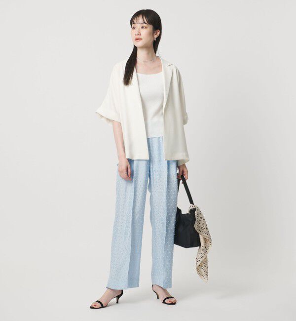 UNITED ARROWS「イージー テーラード ジャケット ‐吸水速乾 帯電防止 接触冷感 ウォッシャブル‐」|テーラードジャケット|