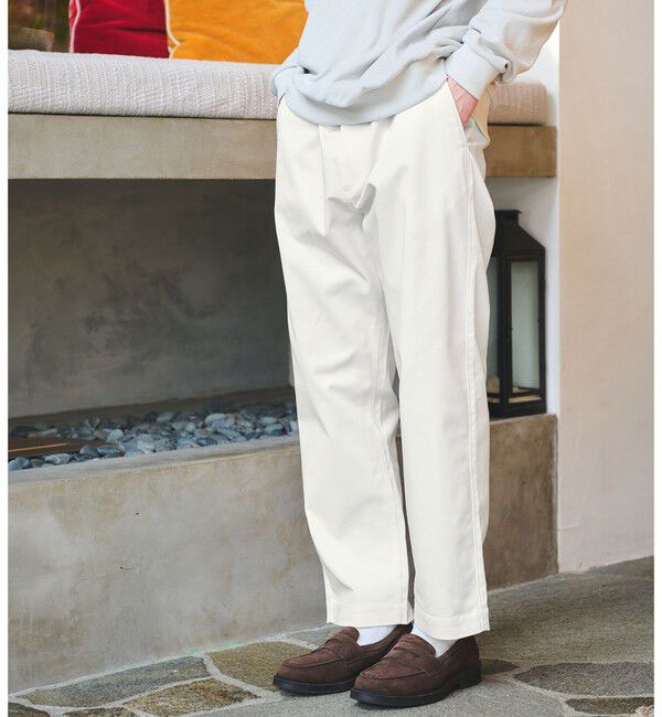 UNITED ARROWS green label relaxing「【別注/WEB限定】＜3/2 WORKS＞GLR チノパンツ -ストレッチ-」|チノ|OFF WHITE